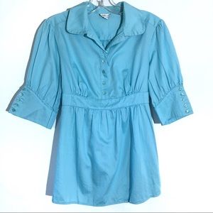 Mimi Maternity Collared Blouse